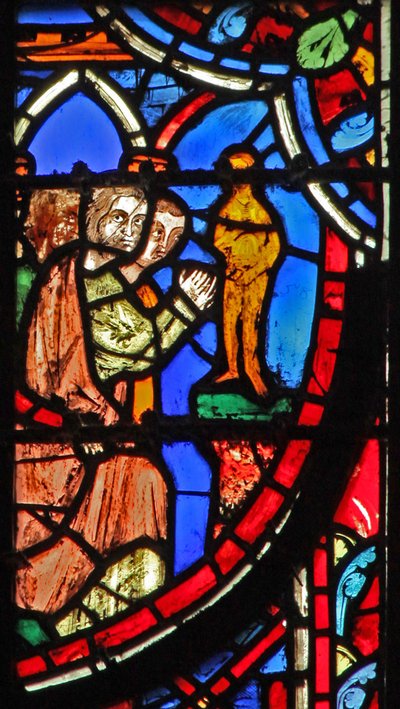 Window w11 the Sins of Jerusalem Lam I 8 by French School
